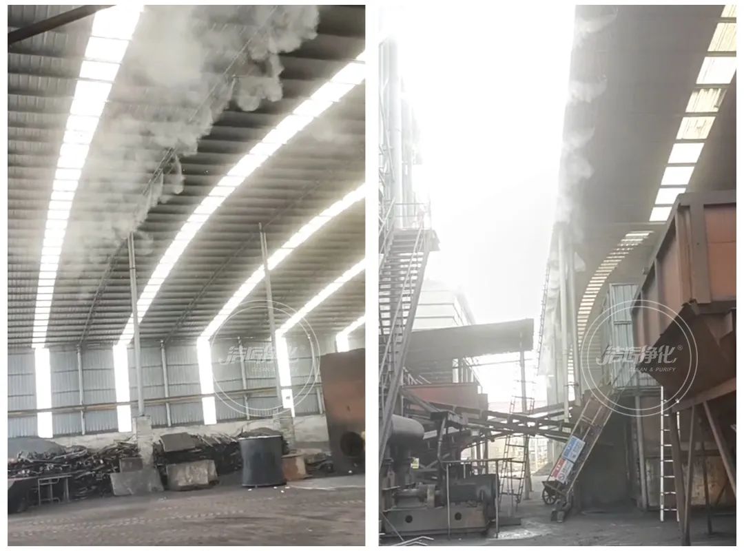 為陶瓷廠煤氣站安裝100+個高壓噴霧頭！Dejing的凈?除臭顯實力！.jpg